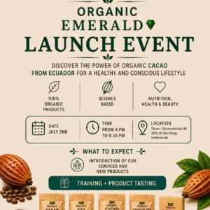 New Innovative Organic Cacao Product Launch Event